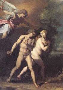 GIuseppe Cesari Called Cavaliere arpino Adam and Eve Expelled from Paradise (mk05)